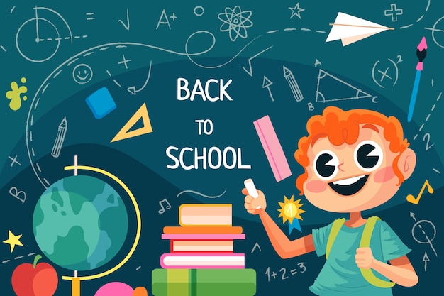 Fondo para la temporada de regreso a la escuela