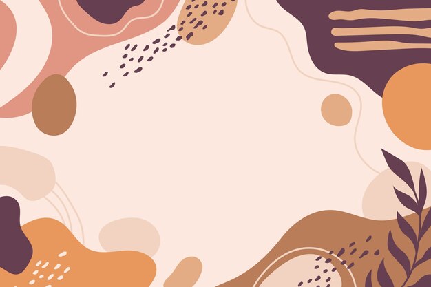 Fondo terracota dibujado a mano