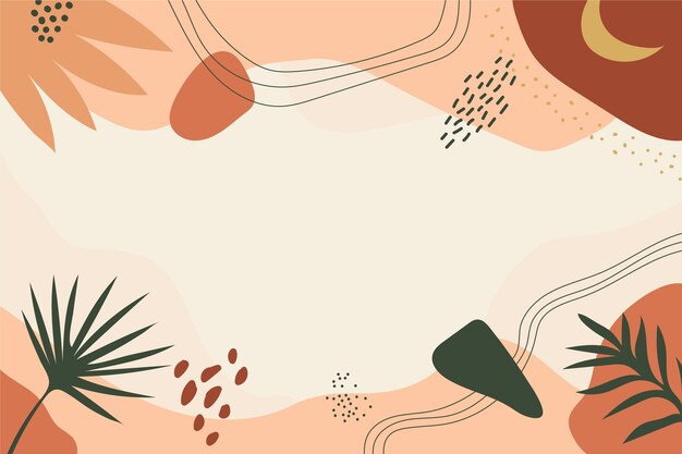 Fondo de terracota de diseño plano