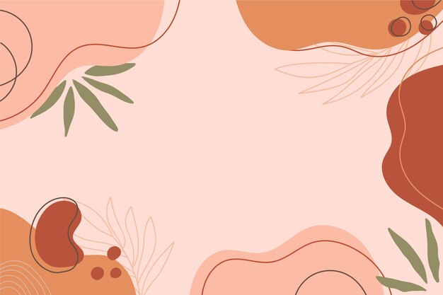 Fondo de terracota de diseño plano