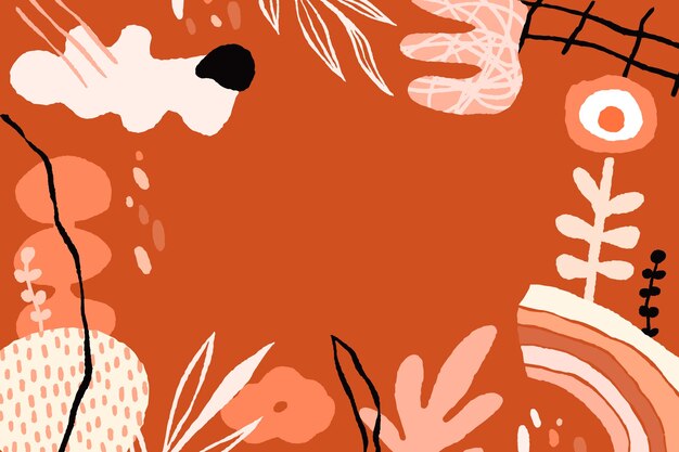 Fondo de terracota de diseño plano