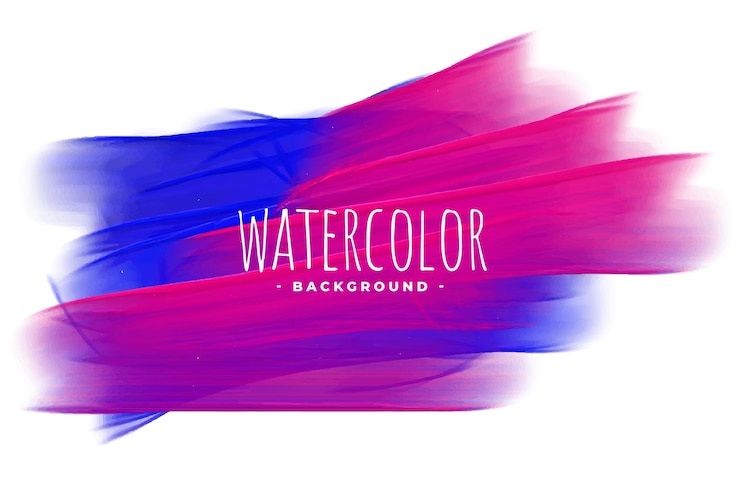 Vector gratuito fondo de textura abstracta acuarela rosa y azul