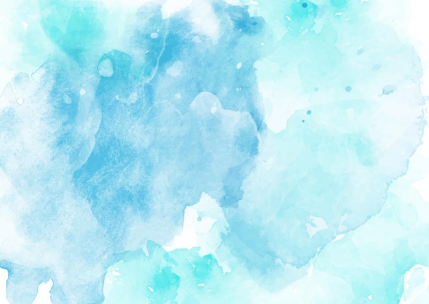 Fondo de textura de acuarela azul abstracto