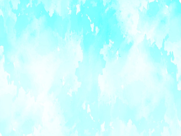 Fondo de textura de acuarela azul brillante