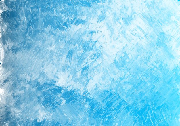 Fondo de textura de acuarela azul pintado a mano