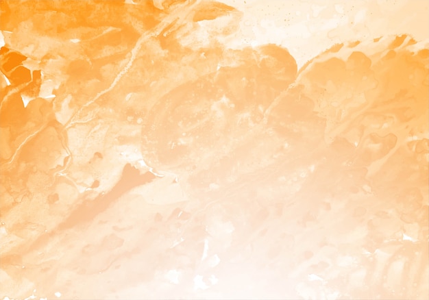 Fondo de textura de acuarela hermosa salpicadura naranja