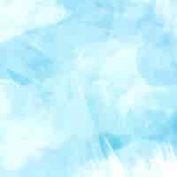 Vector gratuito fondo de textura de acuarela pintada a mano azul abstracto