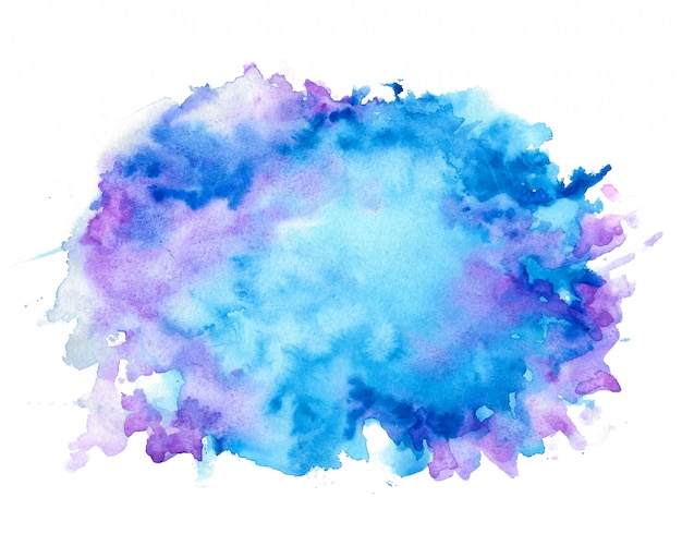 Fondo de textura de acuarela de tonos azules agradables abstractos