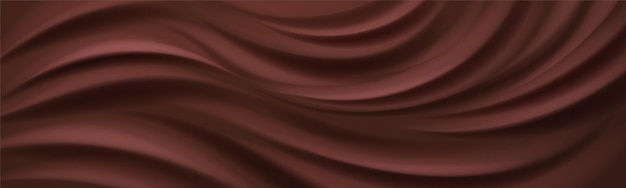 Fondo de textura de chocolate realista con remolino