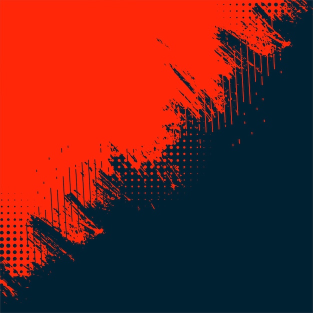 Vector gratuito fondo de textura grunge abstracto rojo y negro