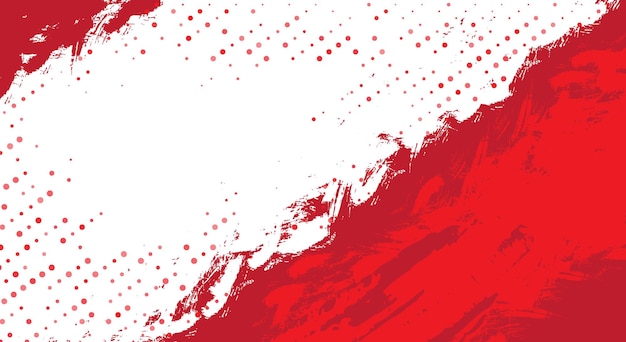 Fondo de textura grunge diagonal blanco y rojo