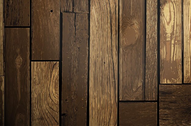 fondo de textura de madera de roble brillante realista marrón