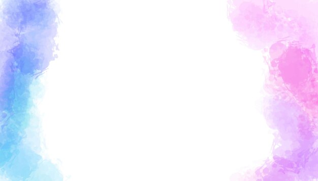 Fondo de textura de mancha de acuarela abstracta de color de arco iris de vector