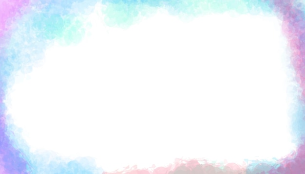 Fondo de textura de mancha de acuarela abstracta de color de arco iris de vector
