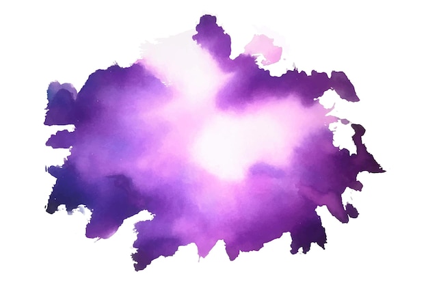 Fondo de textura de mancha de acuarela abstracta púrpura