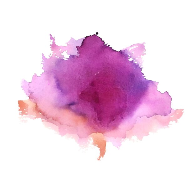 fondo de textura de mancha de tinta de acuarela artística en estilo de trazo de pincel