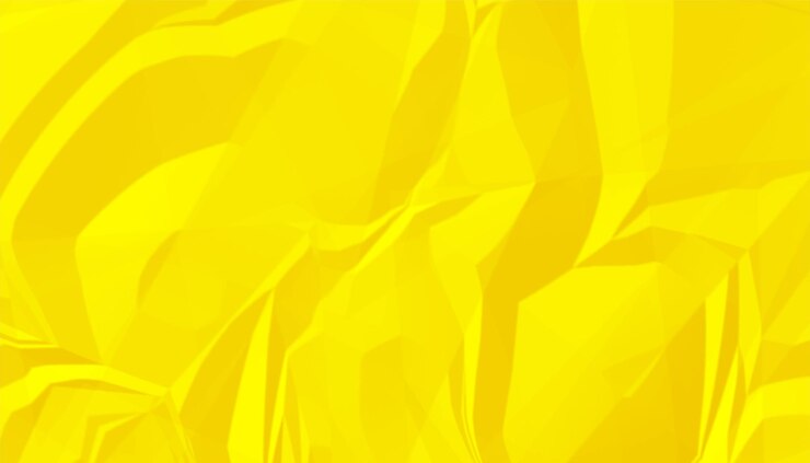 Vector gratuito fondo de textura de papel arrugado arrugado amarillo brillante