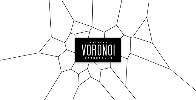 Fondo de textura de patrón de línea Voronoi