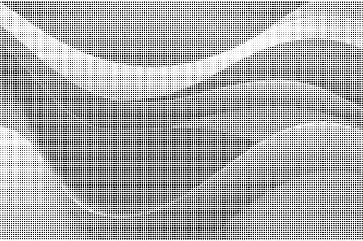 Vector gratuito fondo de textura de patrón de medio tono grunge abstracto en blanco y negro