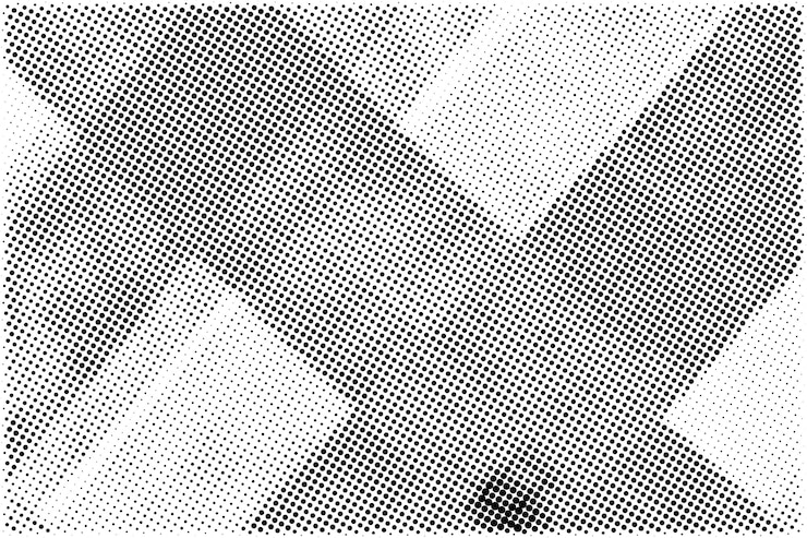 Vector gratuito fondo de textura de patrón de medio tono grunge abstracto en blanco y negro