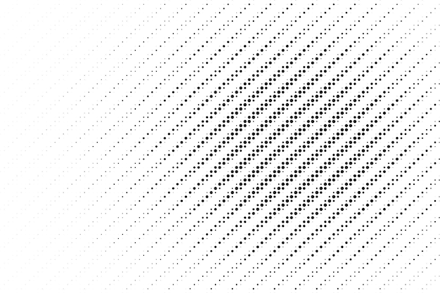 Fondo de textura de patrón de medio tono grunge abstracto en blanco y negro