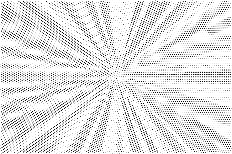 Vector gratuito fondo de textura de patrón de medio tono grunge abstracto en blanco y negro
