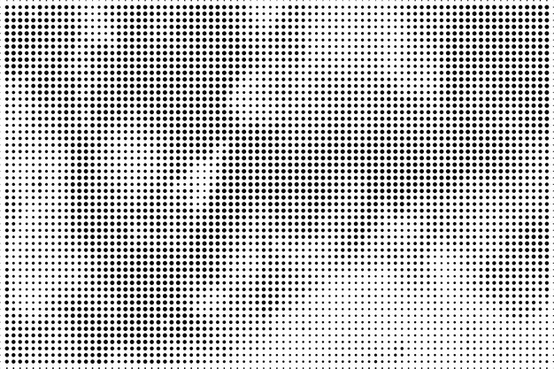 Fondo de textura de patrón de medio tono grunge abstracto negro