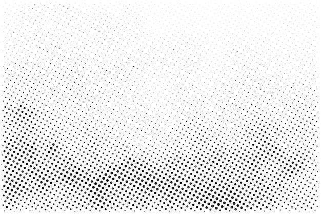 Fondo de textura de patrón de medio tono grunge abstracto negro