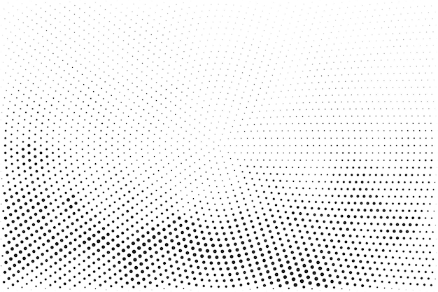 Fondo de textura de patrón de medio tono grunge abstracto negro