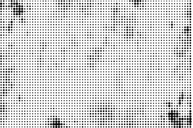 Fondo de textura de patrón de medio tono grunge abstracto negro