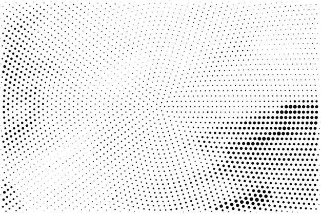 Fondo de textura de patrón de medio tono grunge abstracto negro