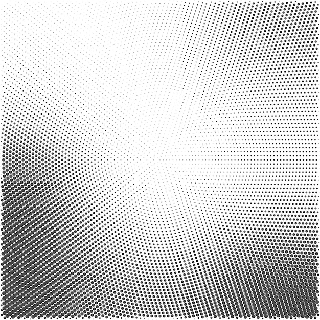 Fondo de textura de patrón de medio tono grunge en blanco y negro