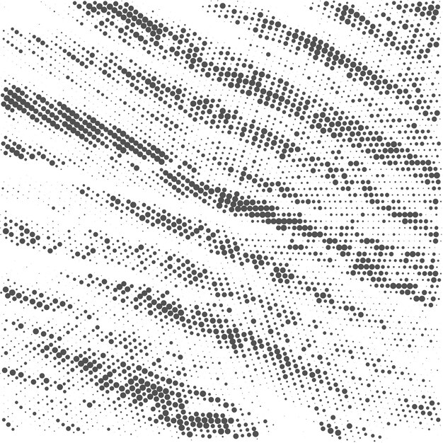 Fondo de textura de patrón de medio tono grunge en blanco y negro