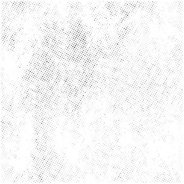 Fondo de textura de patrón de medio tono grunge en blanco y negro