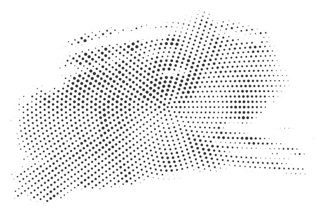 Fondo de textura de patrón de medio tono negro y blanco