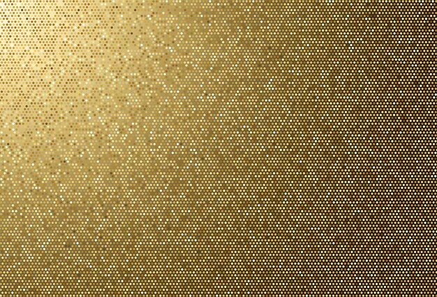 Fondo de textura punteada dorada tela abstracta