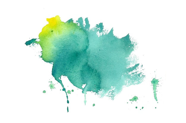 fondo de textura de salpicaduras húmedas verdes detalladas pintadas a mano