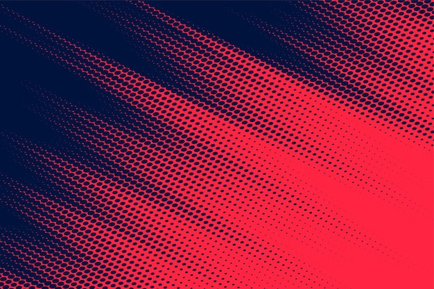 Vector gratuito fondo de textura de semitono azul y rojo en estilo moderno