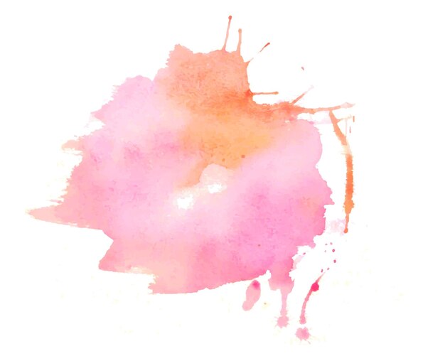 Fondo de textura de trazo de pincel acuarela rosa abstracto