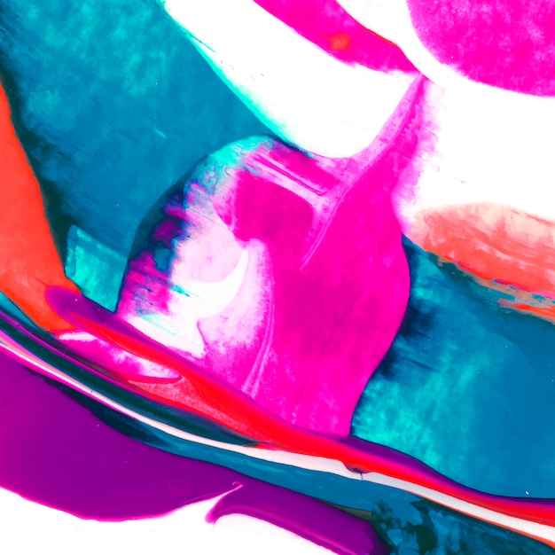 Fondo texturizado movimiento abstracto colorido del cepillo de acrílico
