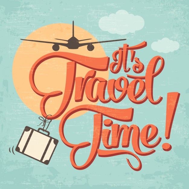Vector gratuito fondo de tiempo de vacaciones