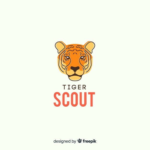 Fondo tigre scout