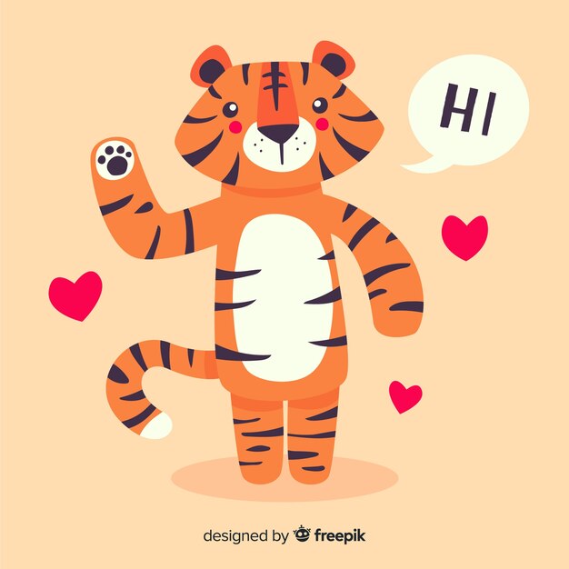 Fondo de tigre