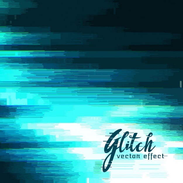 Fondo en tonos azules, efecto de fallo