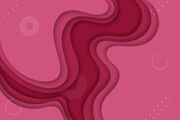 Fondo de tonos rosa ondulado estilo papel