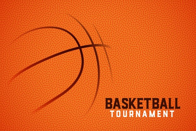 fondo del torneo de baloncesto creativo un deporte de alta energía