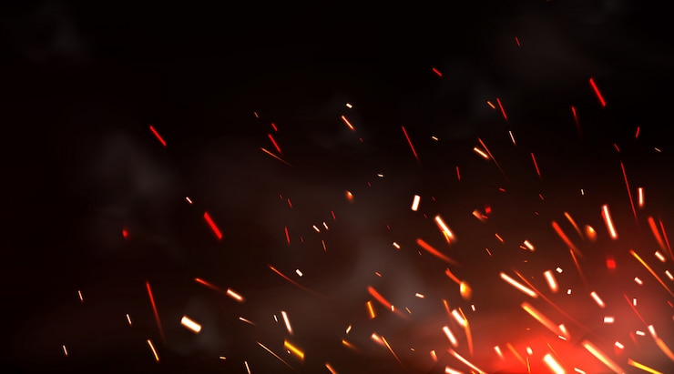Vector gratuito fondo de trabajo de chispas de soldadura o cuchilla de corte de metal