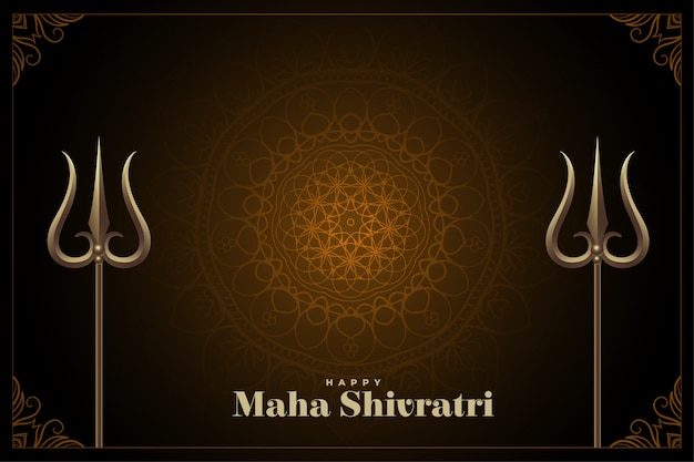 Vector gratuito fondo tradicional feliz festival maha shivratri