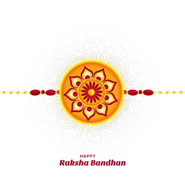 Fondo tradicional hindú de la tarjeta del festival raksha bandhan