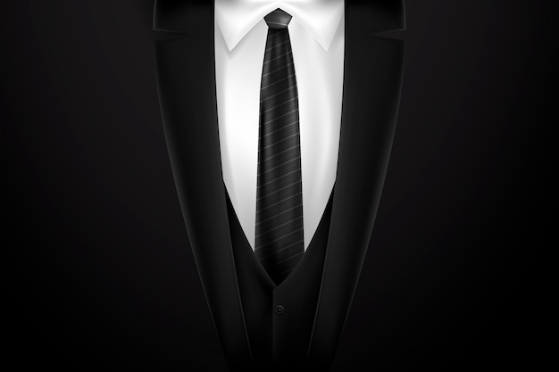 Fondo de traje de lujo realista